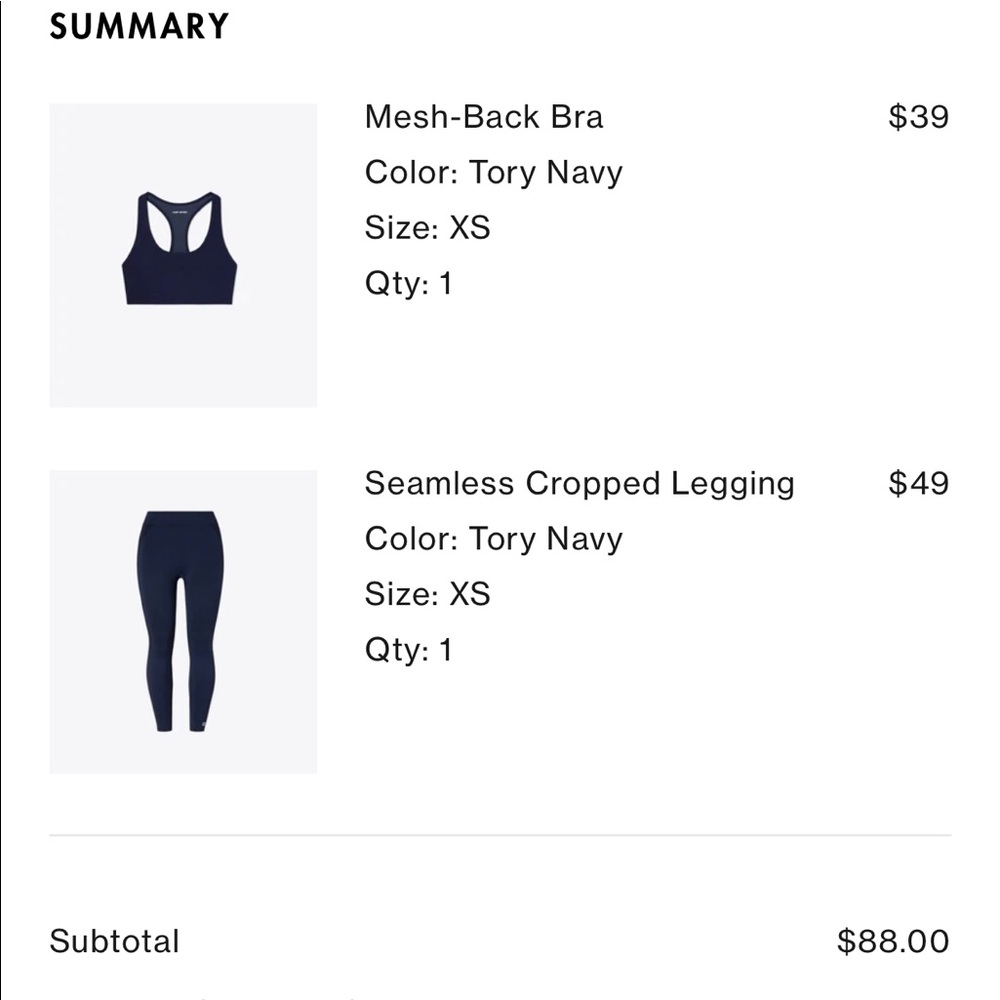 Tory Burch set